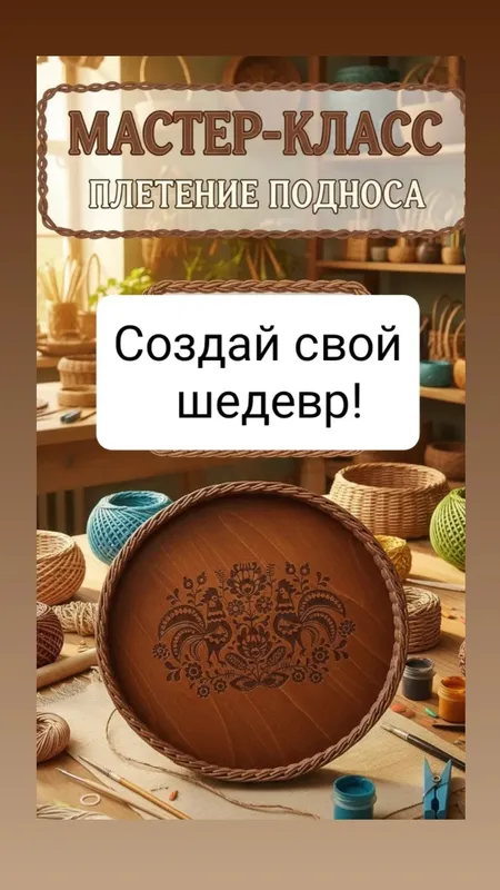 Мастер-классы, обучение по плетению из бумажной лозы — изображение 5