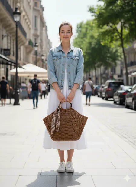Плетеная сумка "Трапеция" — изображение 2