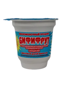 Кисломолочный биопродукт Бифифрут сладкий — превью 1